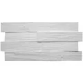 DECOSA Dekorstein "Wood", BxL: 50 x 23,5 cm, weiß - weiss