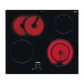 Siemens ET61RBNA1E, iQ300, Elektro-Kochfeld 60 cm, autark, Rahmenlos aufliegend, Made in Germany, touchControl, Zuschaltbare Bräterzone, Zweikreis-Kochzone 21 cm, Sicherheitsabschaltung, Schwarz