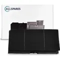 AllSpares Aktivkohlefilter geeignet für Bosch Siemens Neff Constructa Viva - Silber/Schwarz