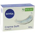 5x 100g Nivea Creme Soft Pflegeseife Seifenstück feuchtigkeitsspendend Handseife