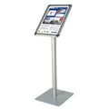 FRANKEN Infoständer silber DIN A4 28,0 x 28,0 x 80,0 cm, 1 St.