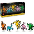 LEGO Art Keith Haring – Tanzende Figuren – Bauset für Erwachsene – Wandkunst oder DIY-Dekoration für Zuhause in leuchtenden Farben – Orig... - Bunt