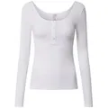 pieces Langarmshirt PCKitte (1-tlg) Plain/ohne Details weiß XL (42)