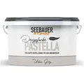 SEEBAUER diy Wandfarbe Design-Pastellfarbe PASTELLA, Umweltfreundlich grau