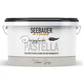 SEEBAUER diy Pastellfarbe PASTELLA Grau 2,5L (Urban Grey) Edelmatte Wandfarbe Grau Beige - Innenfarbe sehr hohe Deckkraft - Matt, Abwaschbar und Tropffrei