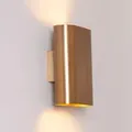 Lucide OVALIS Wandleuchte 2xE14 Mattes Gold / Messing Up & Down Licht