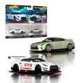 Hot Wheels Premium Car Culture 2er-Pack Fahrzeuge im Maßstab 1:64, Einzigartige Zusammenstellungen, Real-Riders-Reifen, Metall-/Metall-Karosserie, Spielzeug für Sammler, JBL05