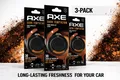3x AXE Lufterfrischer Autoduft Innenraumduft 3DHanging DARK TEMPTATION Chocolate