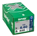 SPAX Senkkopf T30 Vollgewinde, 6x60, WIROX, 4CUT, 100 Stk