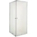 KOLMAN Komplettdusche Parla Viereck Duschkabine mit Duschwanne, BxT: 90x90 cm, Sicherheitsglas, 180 cm, Transparentes Glas, Ablaufgarnitur Gratis 90 cm x 90 cm