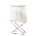 Eichholtz Luxus Designer Barschrank Bel Air Edelstahl verspiegelt - Luxus Möbel