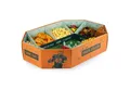 40YARDS Servierplatte American Football Snack Stadium – Großes XXL Snack Stadion, (61 x 43 x 12,5 cm)