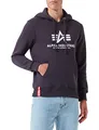 Alpha Industries Basic Hoody Kapuzensweat für Herren Grey Heather