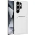 4Kom Back panel cover OEM case CARD for SAMSUNG S24 Ultra white (Samsung Galaxy S24 Ultra) (48013088)