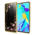 Handy Hülle für Huawei P30, Case Schutz Cover Tasche Schale Bling Bumper