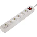 Hama Distribution Panel 6-Way 45° with Switch (6x, 1.40 m) (00030384)