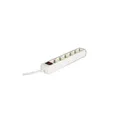 Hama 00030384 Steckdosenleiste 6-fach mit Schalter 1,4m Weiß