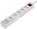 hama Netzkabel/Adapter 6fach Steckdosenleiste mit Schalter