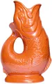 Gluckigluck Wasserkaraffe, (Original Gluggle Jug aus England), mit Gluckergeräusch, handgefertigt, ikonisches Fisch-Design, 1,2 L