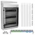 Hensel KV3554 3-reihig 54TE KV-Sicherungskasten Aufputz Automatengehäuse IP 54 grau