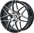 RH Alurad RB11 schwarz voll poliert 12x20 ET50 - LK5/112 ML72.6 Alufelge schwarz