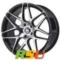 RH Alurad RB11 schwarz voll poliert 12x20" ET50 LK5 112 ML 72.6 Alufelgen 20 ...