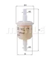 MAHLE Kraftstofffilter für Ford Fiat Opel Seat BMW Alfa Romeo Lada Saab Skoda