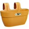 Elho Blumenkasten Vibia Campana M 36 cm x 24 cm x 26 cm Honiggelb
