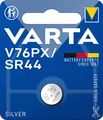 VARTA Batterien V76PX/SR44 Knopfzelle, 1 Stück, Silver Coin, 1,55V, kindersichere Verpackung, für elektronische Kleingeräte - Uhren, Autoschlüssel, Fernbedienungen, Waagen, Made in Germany