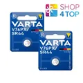 2 Varta V76Px Sr44 Batterien Silber 1.55V Knopfzelle Uhr 1Bl Blau NEU