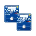 2 VARTA V76PX SR44 batteries Silber 1.55V Knopfzelle Uhr 1BL Blau Exp 2027 Neu