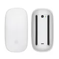 kwmobile Silikon Schutzhülle kompatibel mit Apple Magic Mouse 1/2 Hülle - PC Maus Cover aus softem Silikon - Matt Transparent