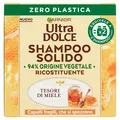 Garnier Ultra Dolce Shampoo Solide Schätze von Honig, für sprödes Haar, 100% umweltfreundlich, kunststofffrei, 60 g