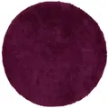 Erwin Müller Badematte Badematte "Kefalonia", Höhe 27 mm, rund, Uni rot rund | 120 cm x 120 cm x 27 mm
