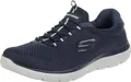 Skechers Summits - Navy Synthetik Größe: 48.5 Normal