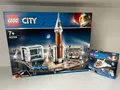 LEGO CITY: DEEP SPACE ROCKET AND LAUNCH CONTROL (60228) + 60204 - NEW - SEALED