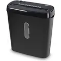 Hama Basic S6 Aktenvernichter schwarz 8 L Streifenschnitt Sicherheitsstufe P-2