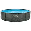 Pool Pgp4A01648B, Grau, Kunststoff, 122 cm, Freizeit, Pools und Wasserspaß, Pools, Aufstellpools