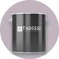 TADESSI Wandfarbe Violett - Lavendel - abwaschbare Innenfarbe matt - Dispersionsfarbe - Geruchsarm und Lösemittelfrei - 1 Liter Gebinde