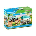 PLAYMOBIL Country 70511 PKW mit Ponyanhänger, Ab 4 Jahren