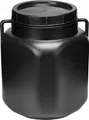 Garronda 30L Plastikfass BPA-freies quadratisches Fass und Behälter mit Deckel, Schwarz GD-0088