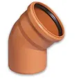 Kanalrohrsystem KG-Bogen, Winkel 45° (Ausführung: DN 250)