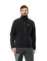 Jack Wolfskin Herren Waldsteig Fz M Fleece-Jacke, Schwarz, L EU