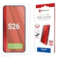 Displex Real Glass Schutzglas (10H) für Samsung Galaxy S26, MountMaster, Tempered Glas, kratzer-resistente Schutzfolie, hüllenfreundlich (Real Glass MountMaster)