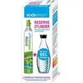 SodaStream Reserve-Zylinder 50-60 ltr + Glas - Karaffe - Schwarz