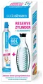 SodaStream 1100065490 Reserve-Zylinder 60l + Glaskaraffe Glas, Kunststoff,