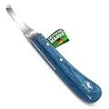 EQUESTRIAN STORE Double-Edged J2 Stainless Steel Hoof Trimming Loop Knife with Sheet Handle - Versatile Farrier Tool for Horse & Cow Hoof Care, Ideal for Farriers & Horse Owners. (FLK-08) (HKR-1R)