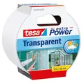 tesa extra Power Reparaturband transparent, selbstklebend, für Haushaltsreparaturen, 10m x 50mm