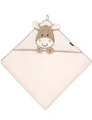 Morgenstern Kapuzenhandtuch Kinder Baby 100 x 100 cm Mädchen & Jungen 100% Baumwolle Frottee Oeko-TEX® Handtuch Badetuch Badehandtuch Esel