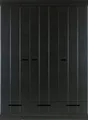 WOOOD Kleiderschrank Connect Garderobenschrank, Mehrzweckschrank mit Schubkästen mit Kleiderstange, Breite 94 cm x Höhe 195 cm